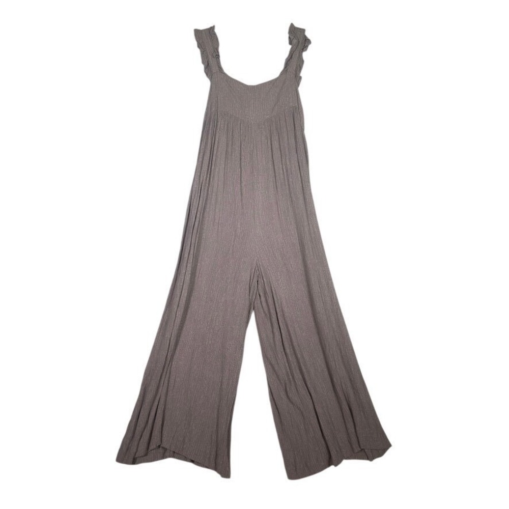 By Together Taupe Wide-Leg Jumpsuit - Picture 3 of 7